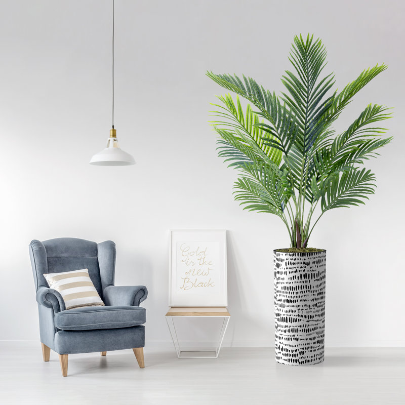 Artificial Tree in Contemporary Planter, cheapest Fake Areca Tropical Palm Silk Tree, Artificial Plant for Indoor and Outdoor Home Decoration